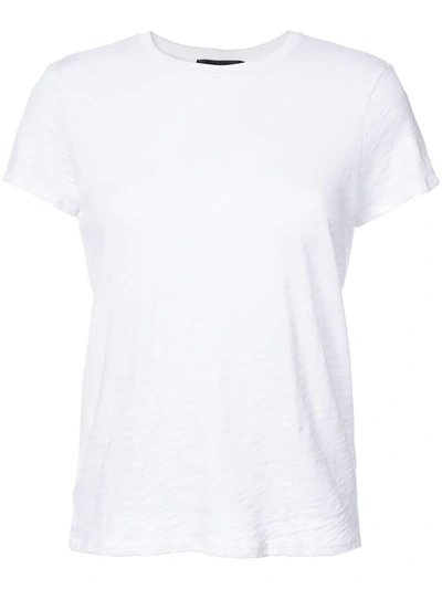 Shop Atm Anthony Thomas Melillo Classic Crew Neck T-shirt In White