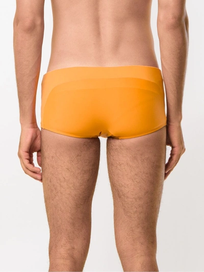 Amir Slama Swim Trunks In Orange