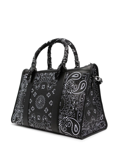 Amiri Paisley-print Tote Bag In Black | ModeSens