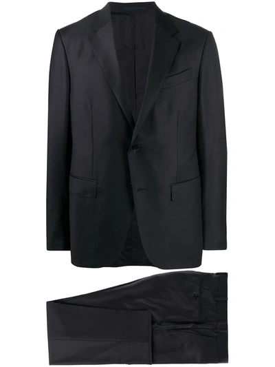 Shop Ermenegildo Zegna Single-breasted Formal Suit In Blue