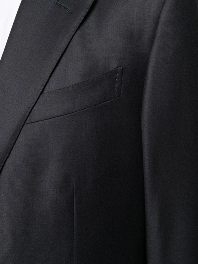 Shop Ermenegildo Zegna Single-breasted Formal Suit In Blue