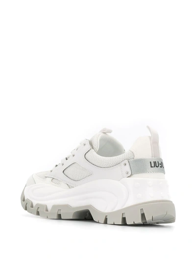 Shop Liu •jo Wave Low-top Sneakers In White