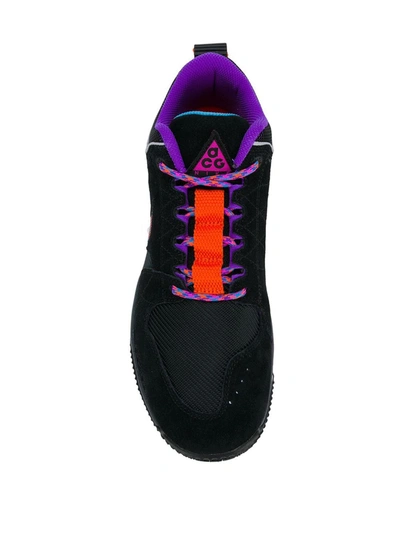 Shop Nike Acg Dog Mountain "hyper Grape" Sneakers In Black