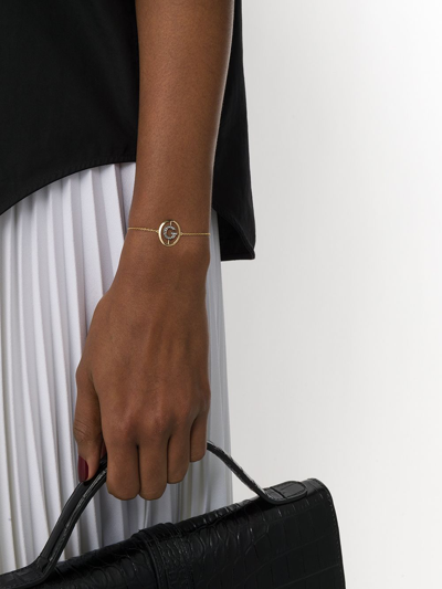 Annoushka 18ct Yellow Gold And Diamond Initial G Bracelet In 18ct Yellow Gold