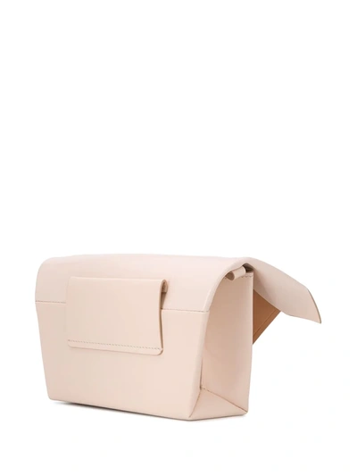 Shop Maison Margiela Small Snatched Crossbody Bag In Pink