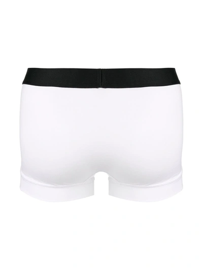 Shop Dsquared2 Logo Waistband Boxers In White