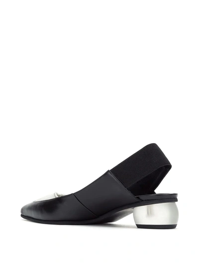 Shop Studio Chofakian Slingback Pumps In Black