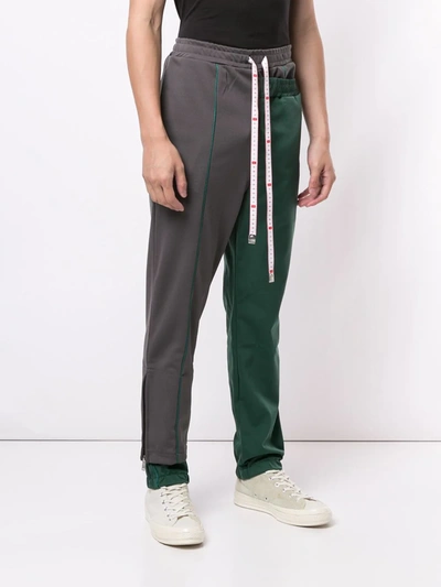 Shop Miharayasuhiro Double-layered Causal Trousers In Green