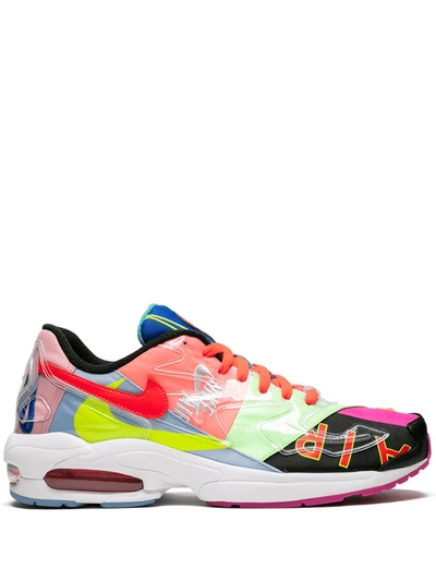 Shop Nike X Atmos Air Max 2 Light Qs Sneakers In Black/brightcrimson