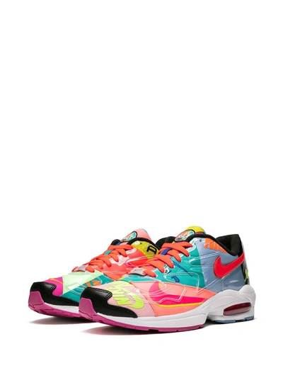 Nike + Atmos Air Max2 Light Canvas And Rubber Sneakers In Multi | ModeSens