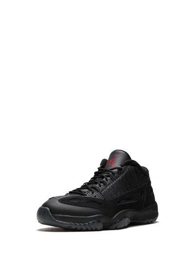 Shop Jordan Air  11 Retro Low "referee" Sneakers In Black