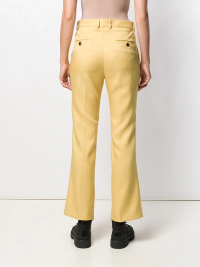 PLAN C PIPED SEAM TROUSERS - 黄色
