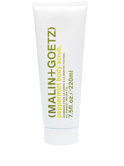 Shop Malin + Goetz Peppermint Body Scrub In White