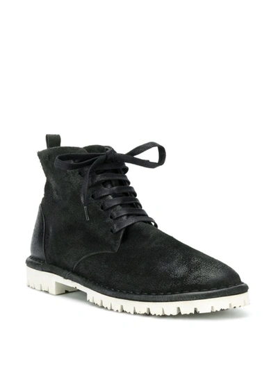Shop Marsèll Contrast Sole Boots In Black
