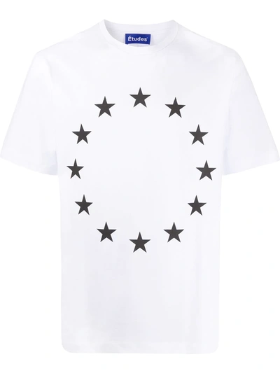 Shop Etudes Studio Europe Print T-shirt In White