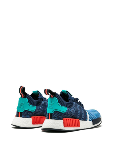 Adidas Originals X Packer Shoes Nmd R1 Primeknit Trainers In Blue