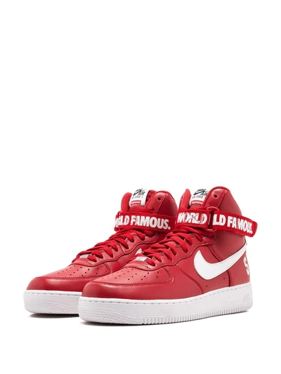 Shop Nike Air Force 1 High Supreme Sp "red" Sneakers