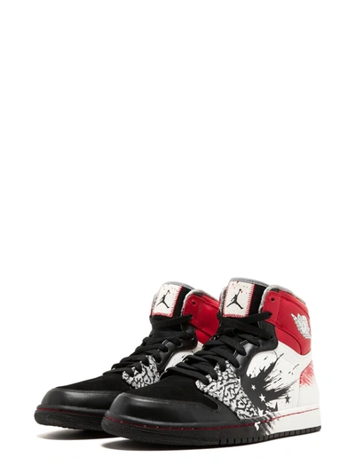 Shop Jordan X Dave White Air 1 High Sneakers In Multicolour