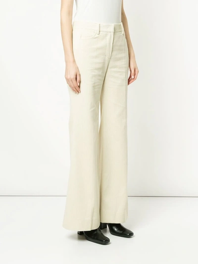 Shop System Wide Leg Trousers In Neutrals
