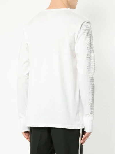 Shop Makavelic Mot Sweatshirt In White