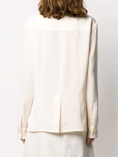 Shop Maison Margiela Classic Plain Shirt In Neutrals