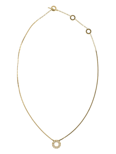 Shop Cadar 18kt Yellow Gold Solo Diamond Pendant Necklace