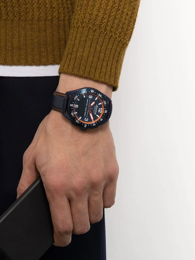 Shop Alpina Alpinerx Smartwatch 45mm In Blue-orange