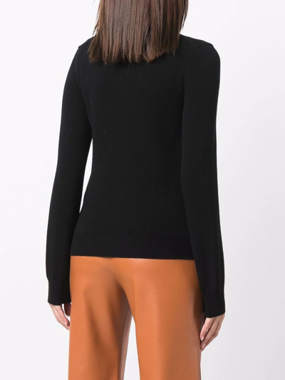Comme Des Garçons Play Black Small Heart Patch Cardigan In Schwarz