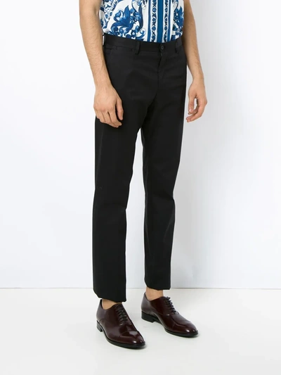 Dolce & Gabbana Tailored Trousers In Black