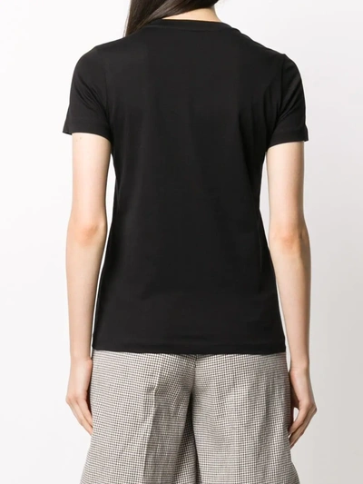 Shop Diesel Copyright Logo Print T-shirt In Black