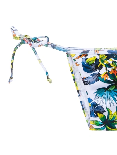 AMIR SLAMA PRINTED BIKINI SET - 白色