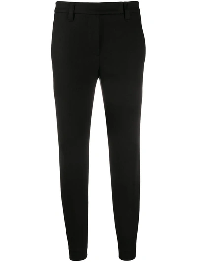 Shop Brunello Cucinelli Tailored Cropped Trousers In Black
