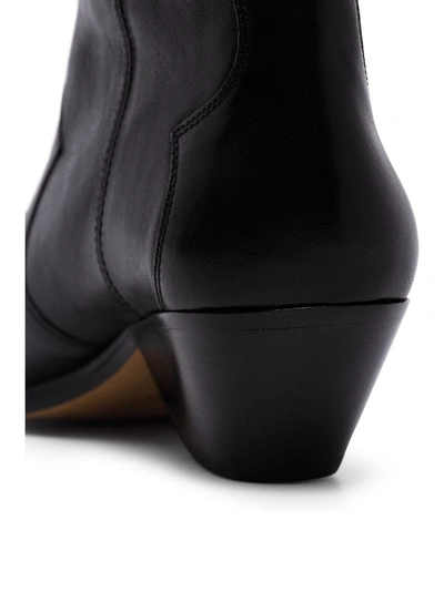 Shop Isabel Marant Dewina 40mm Western Boots In Black