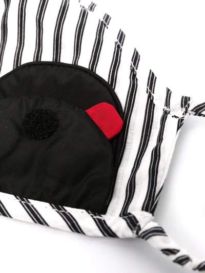 Anya Hindmarch Stripe-print Face Mask In White