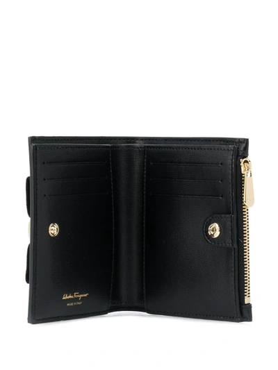 Ferragamo New Vara Wallet In Black