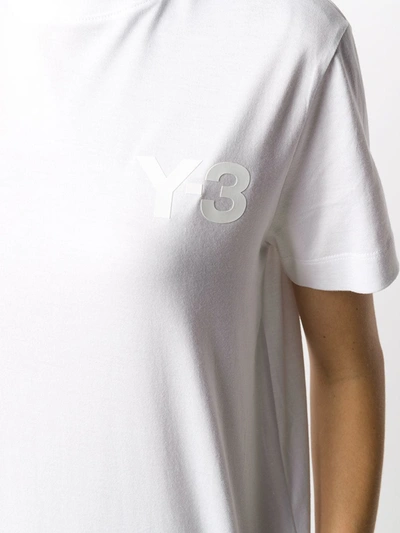 Shop Y-3 Printed Logo T-shirt In White