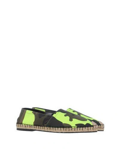 Shop Valentino Espadrilles In Military Green