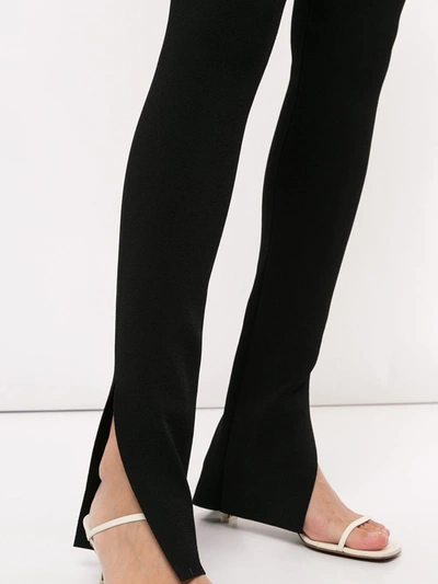 Shop Khaite The Roonie High-waist Trousers In Black