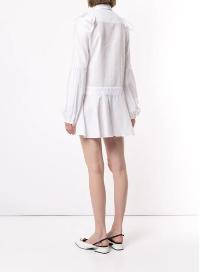 Shop Macgraw Edie Dropped Waist Dress In White
