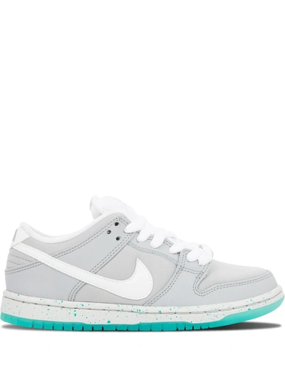 Shop Nike Sb Dunk Low Premium "marty Mcfly" Sneakers In Grey