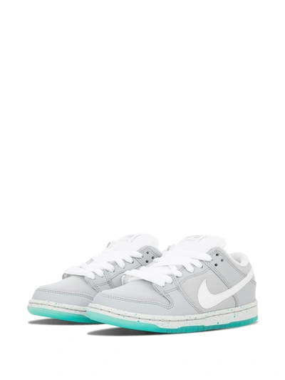 Shop Nike Sb Dunk Low Premium "marty Mcfly" Sneakers In Grey