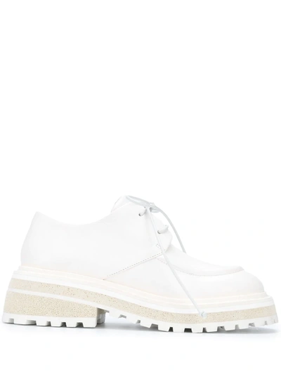 Shop Marsèll Carro Lace-up Chunky Shoes In White