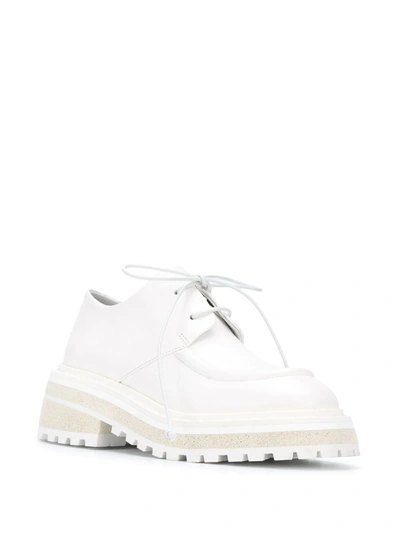 Marsèll Carro Chunky Sole Derby Shoes In White