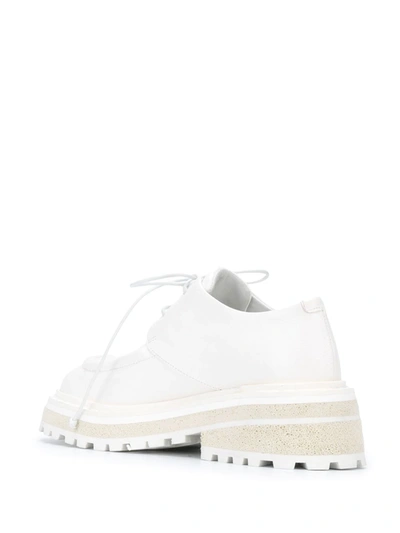 Marsèll Carro Chunky Sole Derby Shoes In White