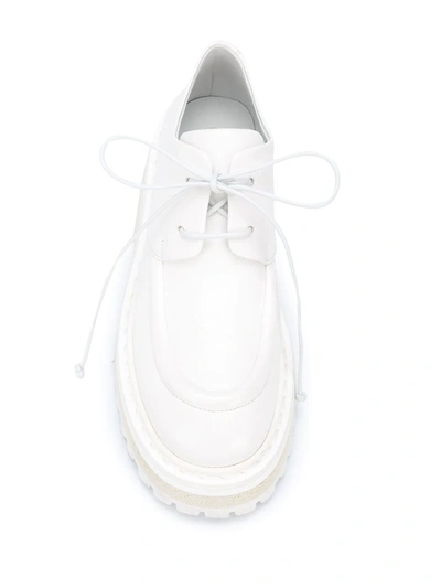 Marsèll Carro Chunky Sole Derby Shoes In White