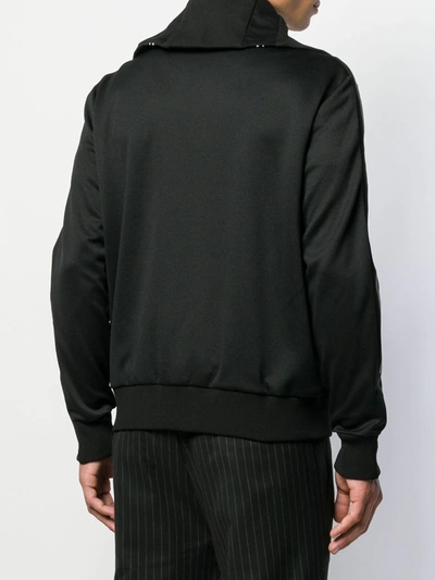 Shop Givenchy Zipped Bomber Jacket In Black