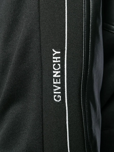 Shop Givenchy Zipped Bomber Jacket In Black