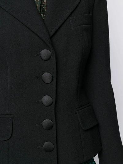 Shop Dolce & Gabbana Dolce Single-breasted Blazer In Black