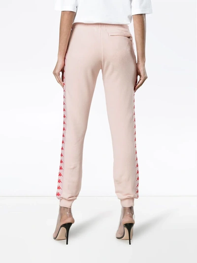 Shop Faith Connexion Kappa Logo Side Panel Track Pants In Pink