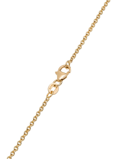 Shop Andrea Fohrman Large Luna Multi-stone Necklace In Yellow Gold/multi